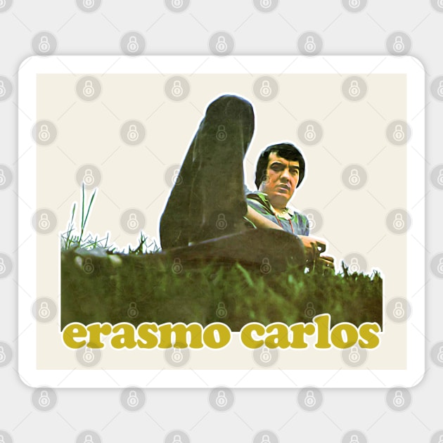 Erasmo Carlos // Retro Fan Art Design Magnet by DankFutura